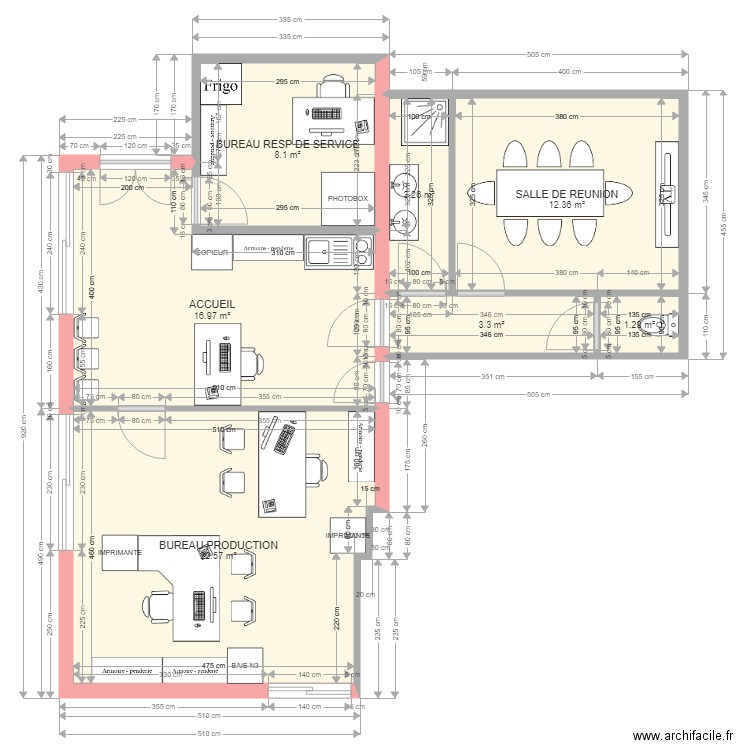 BUREAU PROD FUTUR 1. Plan de 0 pièce et 0 m2