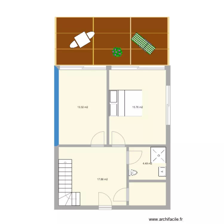 pr&eacute;fab individuel 04. Plan de 