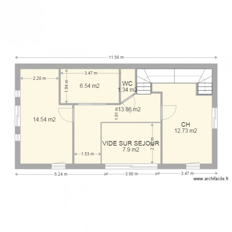 SAINT BREVIN ETAGE. Plan de 0 pièce et 0 m2