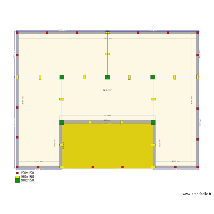 88 89 2 Сваи. Plan de 0 pièce et 0 m2