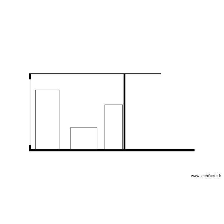 ELEVATION CUISINE . Plan de 0 pièce et 0 m2