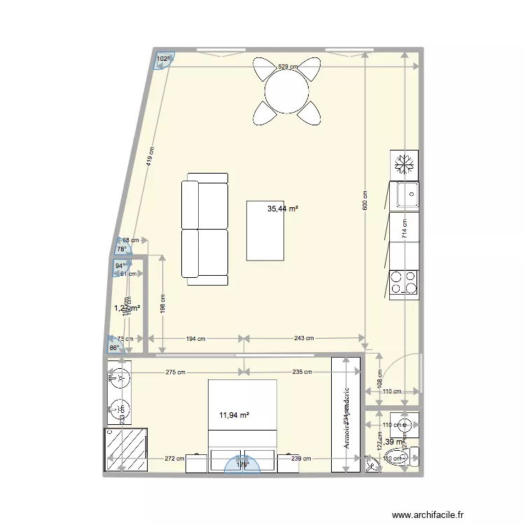 CLEMENCEAU. Plan de CLEMENCEAU. Plan de
