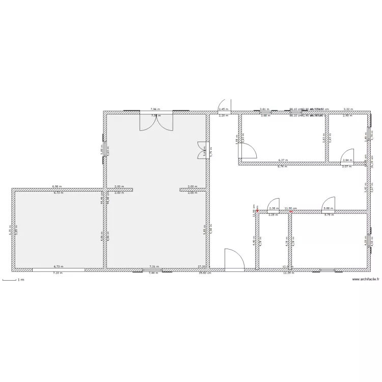 maison. Plan de 