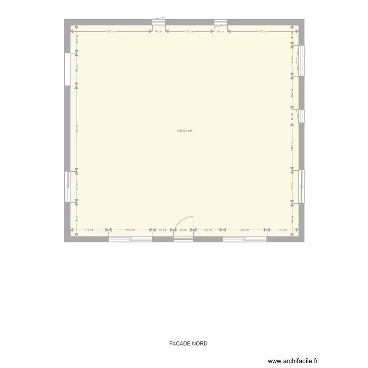 maison daniel pour facade. Plan de 
