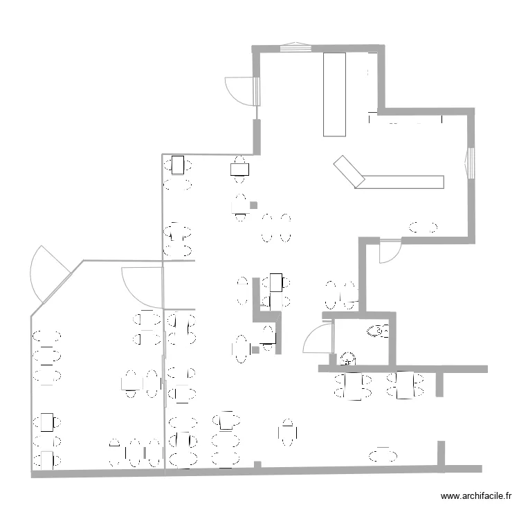 ST ARNOULT . Plan de 