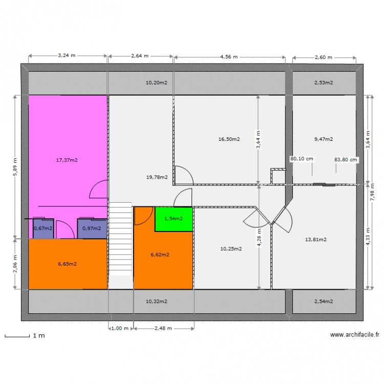 Etage V12. Plan de 0 pièce et 0 m2