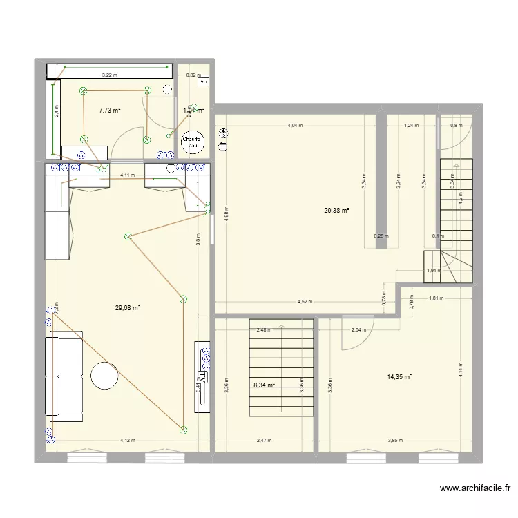 LagrangeCave. Plan de 