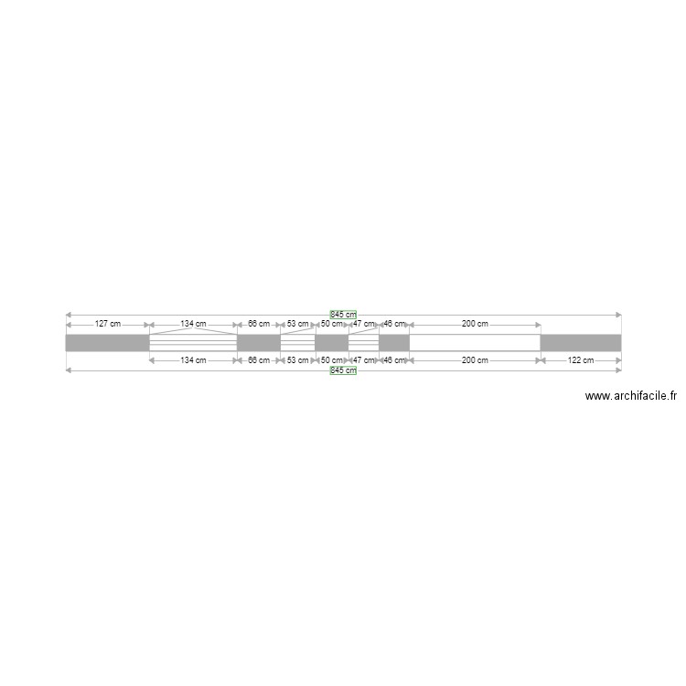 patio mur 12. Plan de 0 pièce et 0 m2