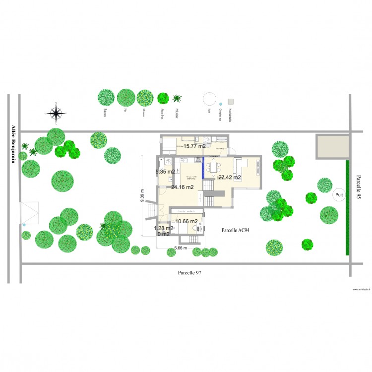 projet GARAGE AMENAGER. Plan de 0 pièce et 0 m2