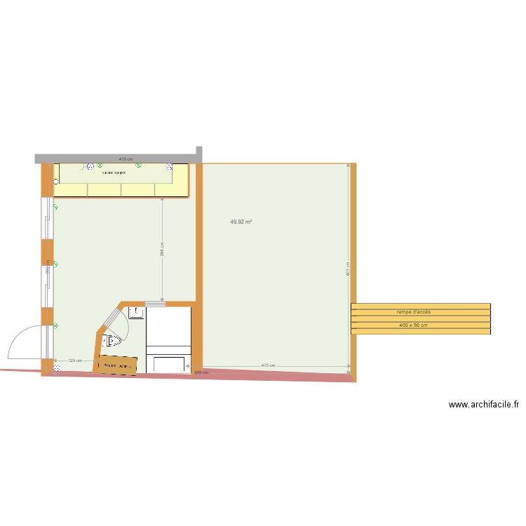  terrasse extension 01. Plan de 0 pièce et 0 m2