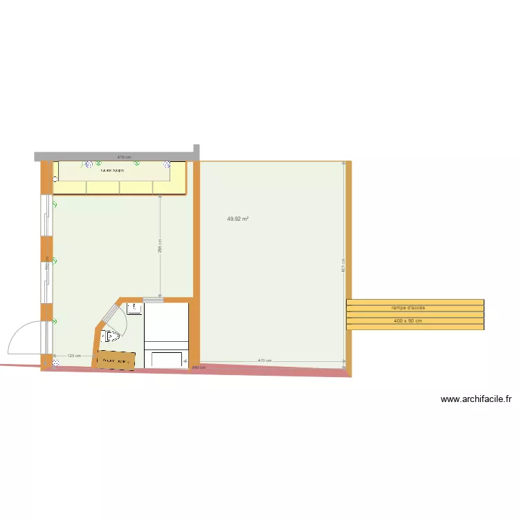  terrasse extension 01. Plan de 