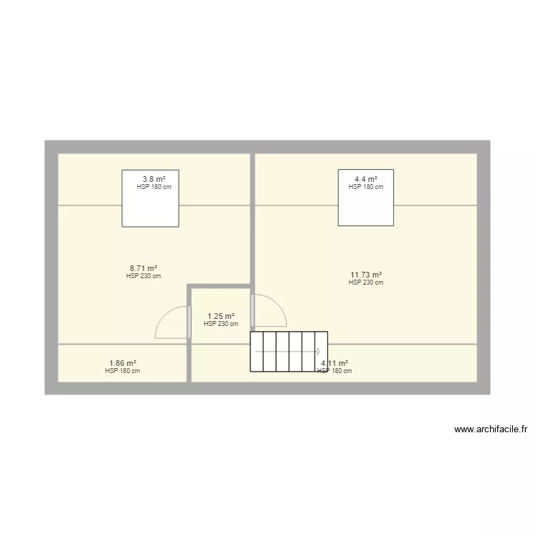 Etage annexe fouesnant vide loi carrez. Plan de Etage annexe fouesnant vide loi carrez. Plan de