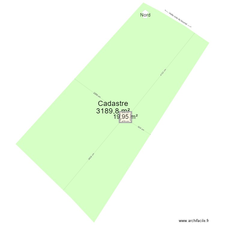 garage20m2. Plan de 0 pièce et 0 m2