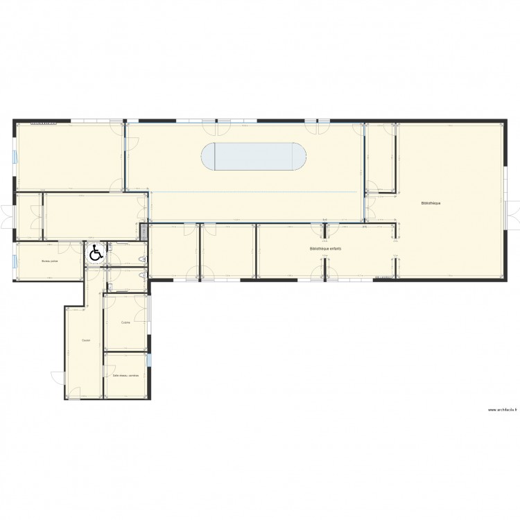 Projet salle de conseil 2. Plan de 0 pièce et 0 m2