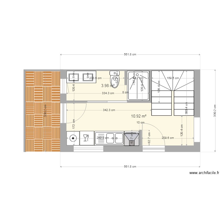 extension garage lot 5 V1. Plan de 0 pièce et 0 m2