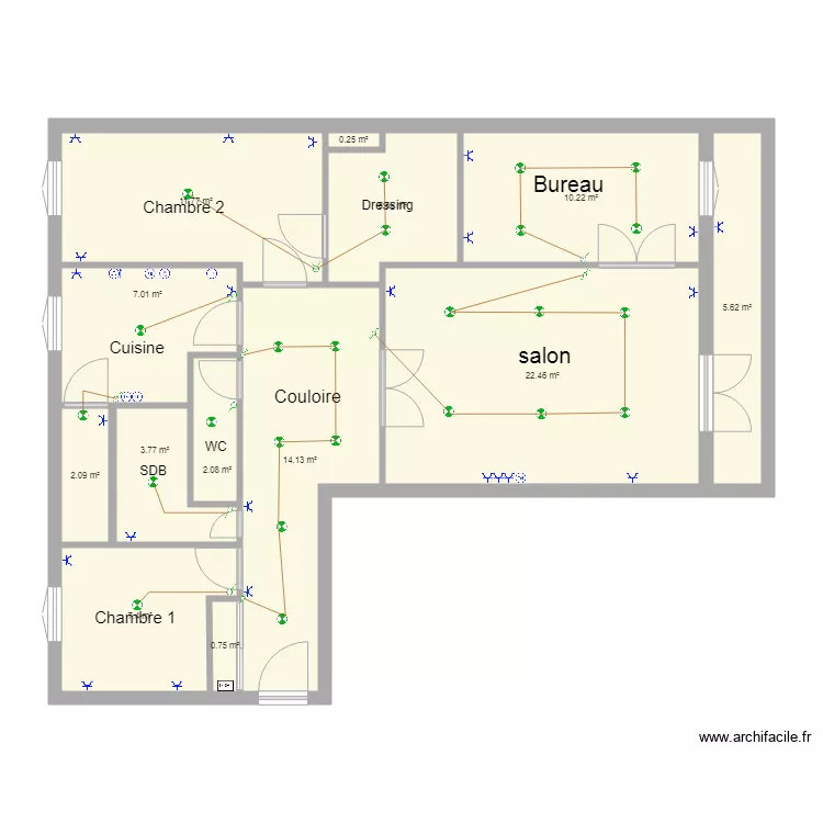 chantier nabil belhadj. Plan de 