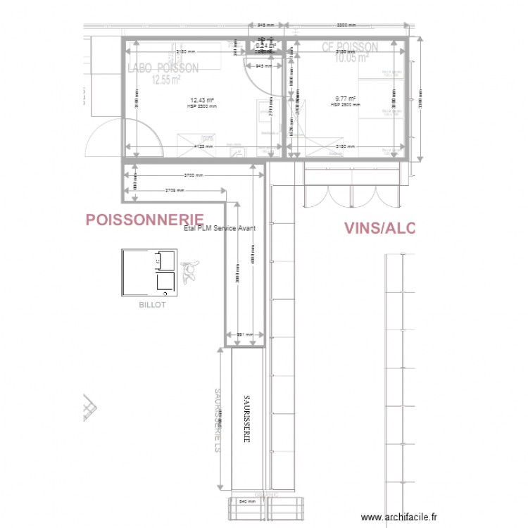 SU L Hormes PLM Projet 2018. Plan de 0 pièce et 0 m2