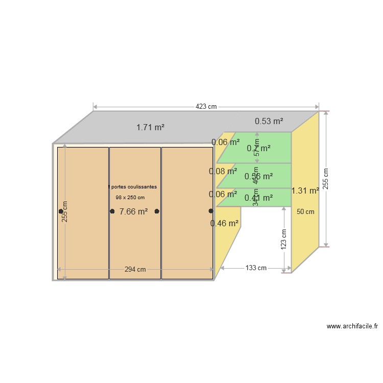 Placard13. Plan de 0 pièce et 0 m2