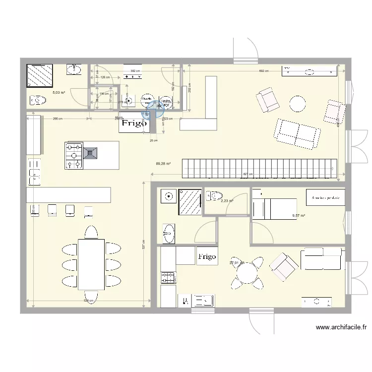 APPARTEMENT MORLIONAY. Plan de 