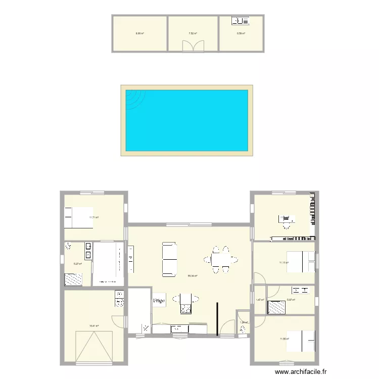 maison1. Plan de 