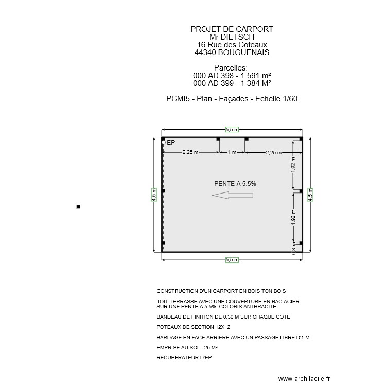 DIETSCH PCMI5 2/2. Plan de 0 pièce et 0 m2