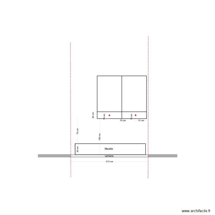 CULIN BACS. Plan de 0 pièce et 0 m2