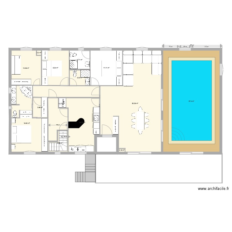 chambre 2 03 08 2018. Plan de 0 pièce et 0 m2