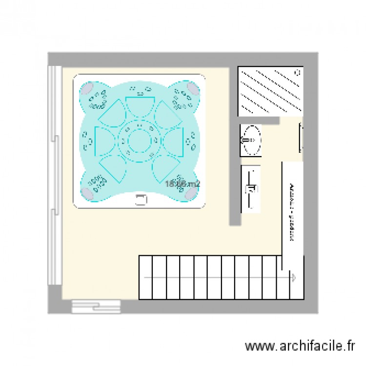 Spa 1. Plan de 0 pièce et 0 m2