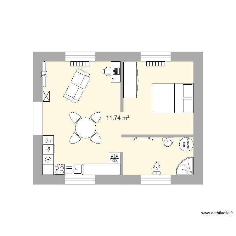 Studio Afpa2. Plan de 0 pièce et 0 m2