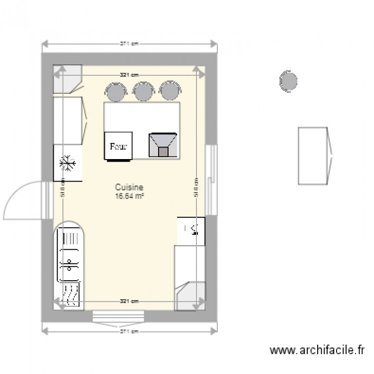 cki. Plan de 0 pièce et 0 m2