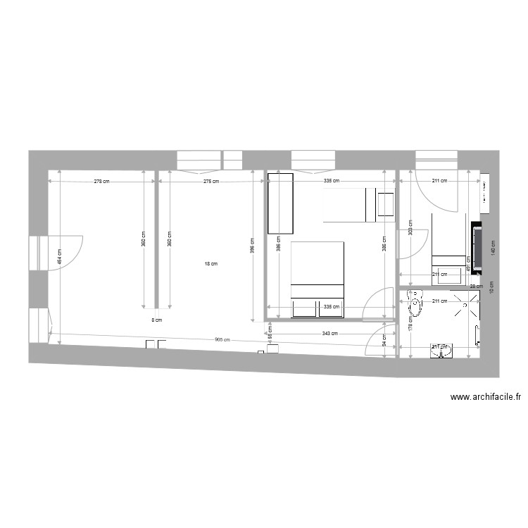 saint satur rénovation 2. Plan de 0 pièce et 0 m2