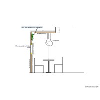 Elevation Mur en bois B
