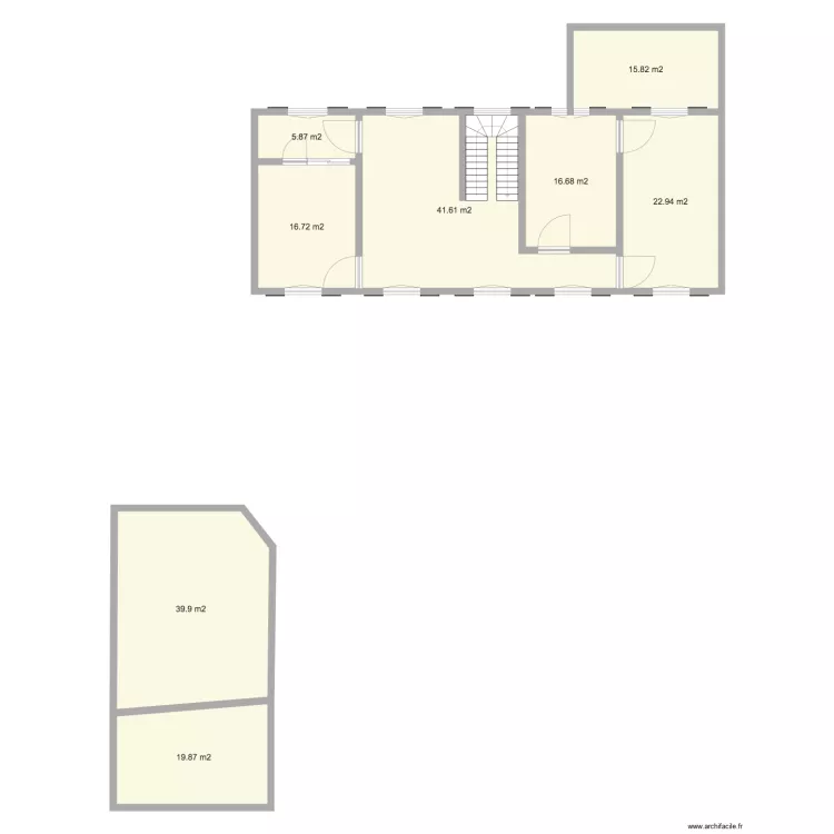 Osmanville City apr&egrave;s. Plan de 