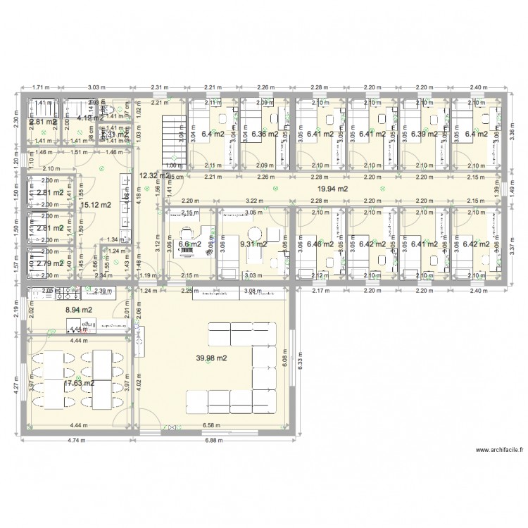 ORPHELINAT. Plan de 0 pièce et 0 m2