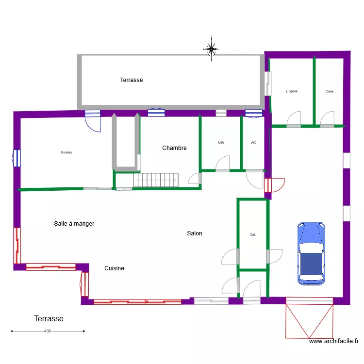 &Eacute;bauche 08. Plan de 
