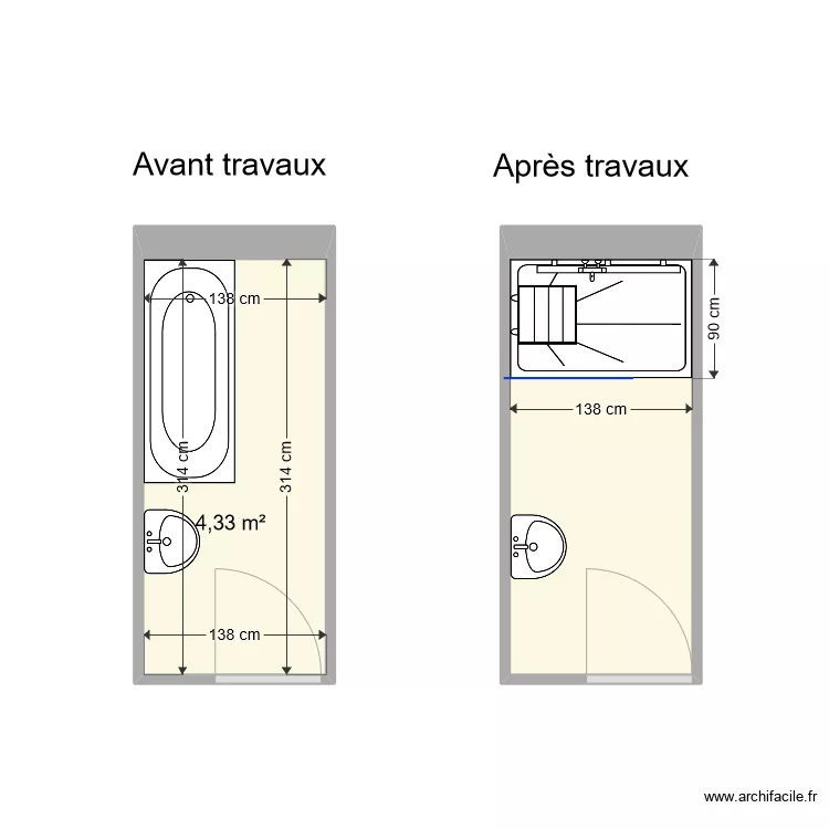 Sdb BARD Szane. Plan de 