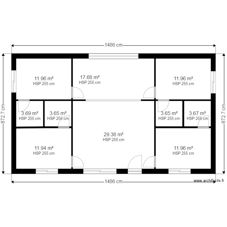 5 pièces. Plan de 0 pièce et 0 m2