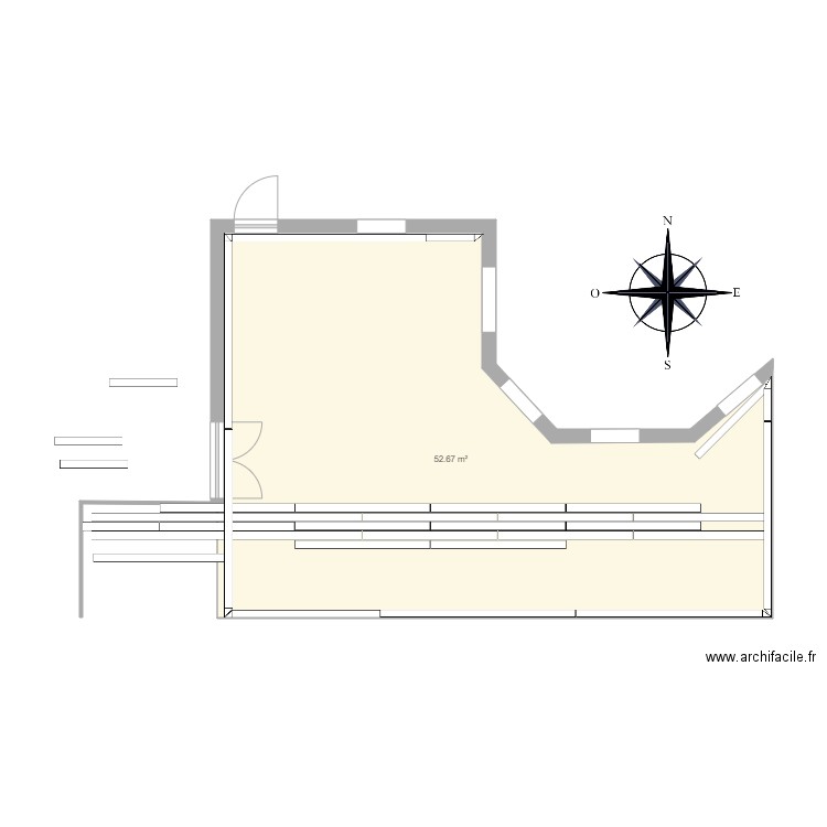 terrasse. Plan de 0 pièce et 0 m2