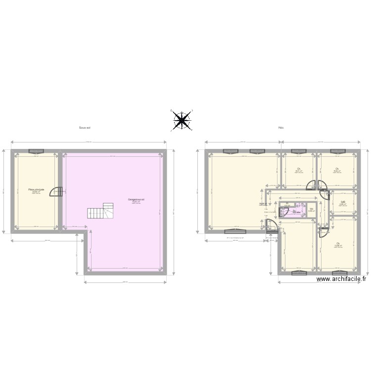 ML23018665. Plan de 10 pièces et 189 m2