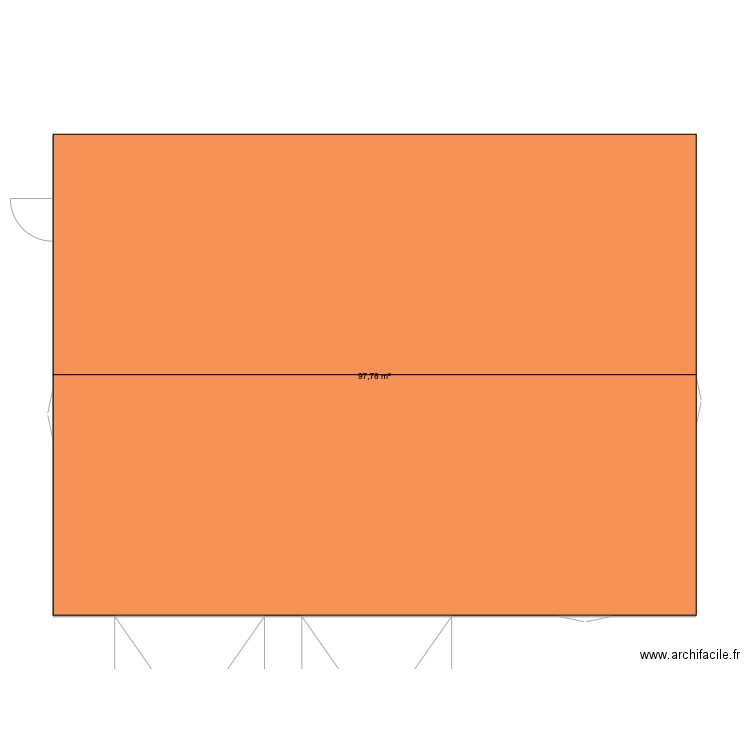 garage. Plan de 0 pièce et 0 m2