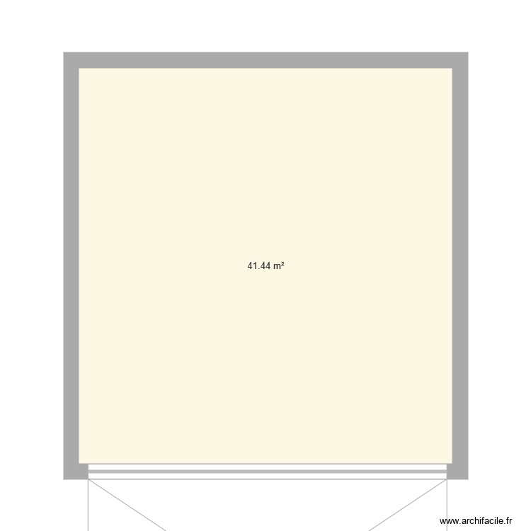 Garage. Plan de 0 pièce et 0 m2