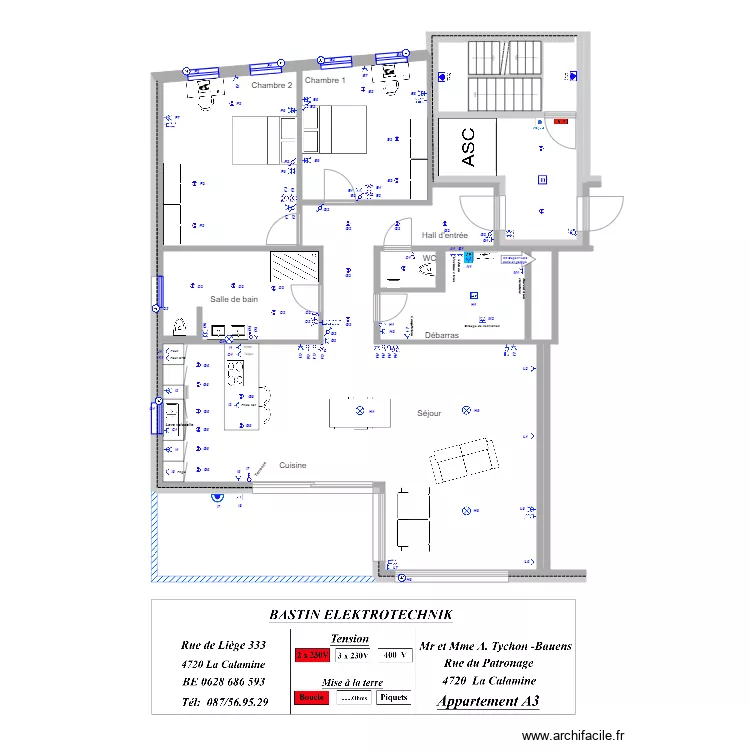 A Tychon 3 a. Plan de 