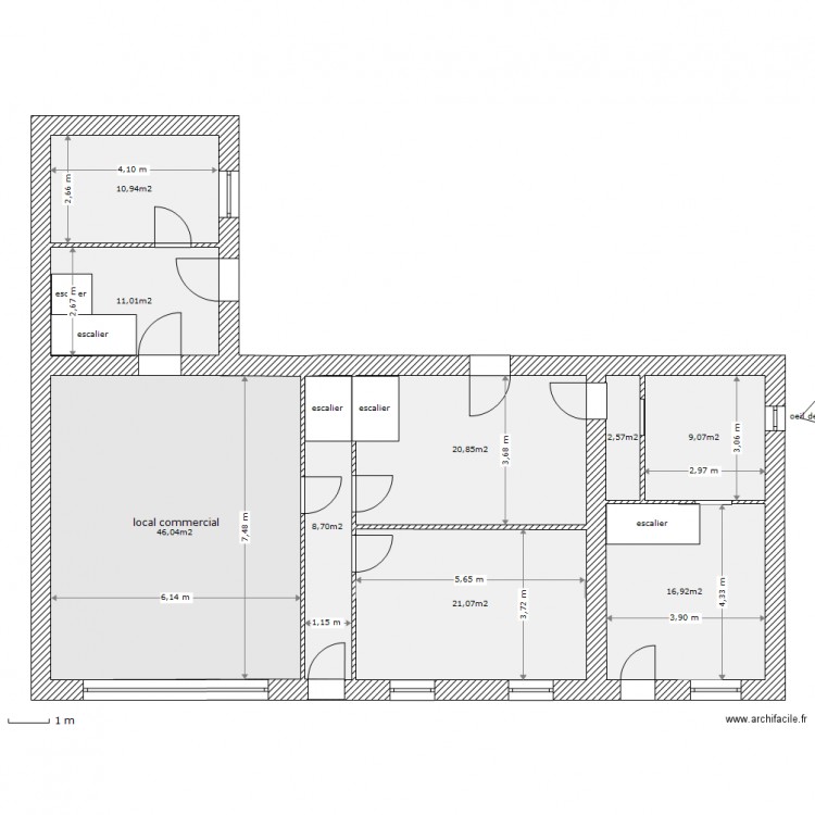 til chatel. Plan de 0 pièce et 0 m2