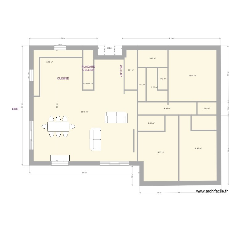 elfy 3. Plan de 0 pièce et 0 m2