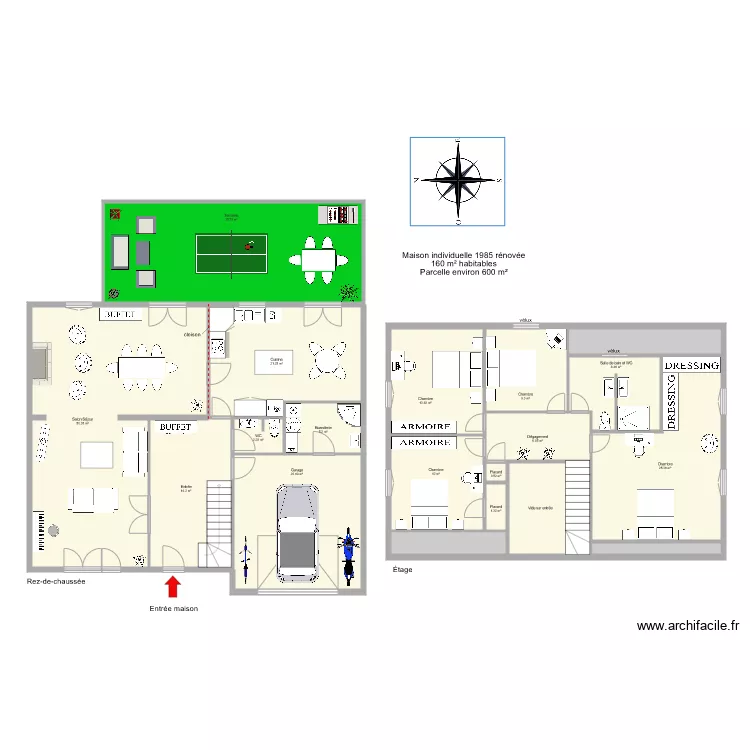 MARLIER BRISSION. Plan de 