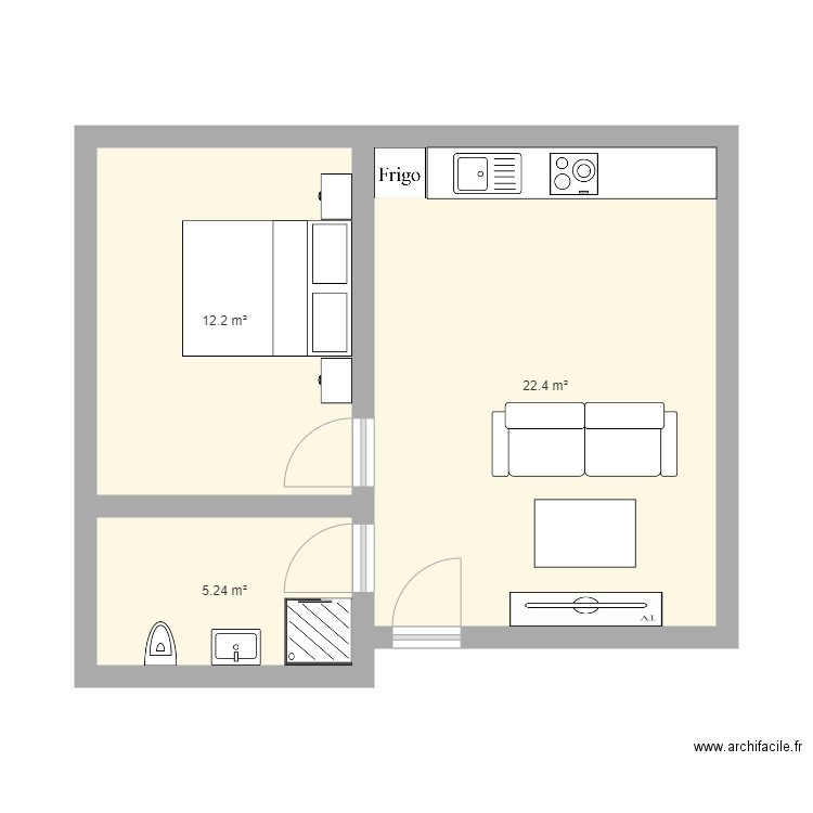 Appartement 3 2eme Etage. Plan de 0 pièce et 0 m2