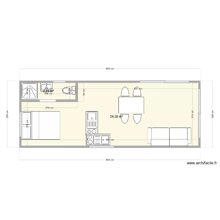 Simiane Sudio  hugo 1. Plan de 