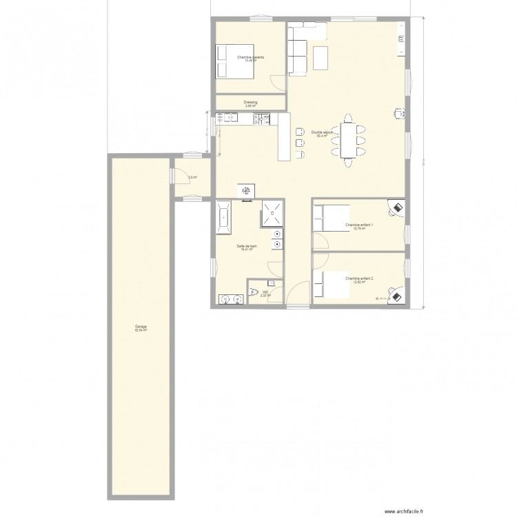 Rosieres 142m2 ind D. Plan de 0 pièce et 0 m2