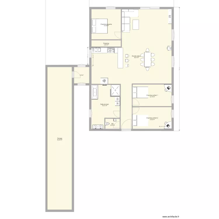 Rosieres 142m2 ind D. Plan de 