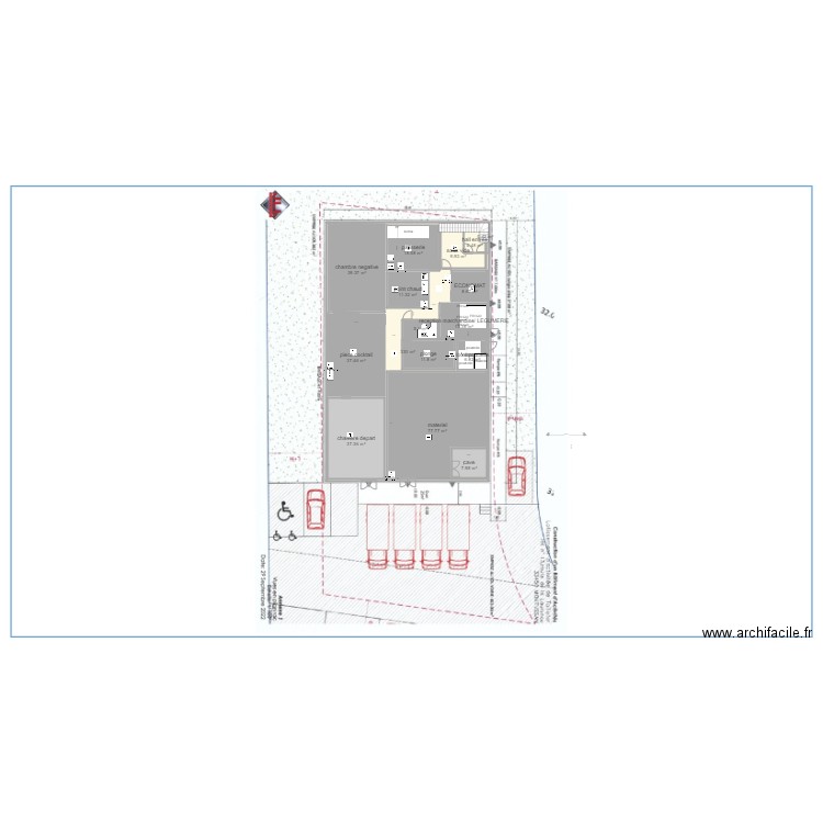 plan montussan v5. Plan de 31 pièces et 849 m2